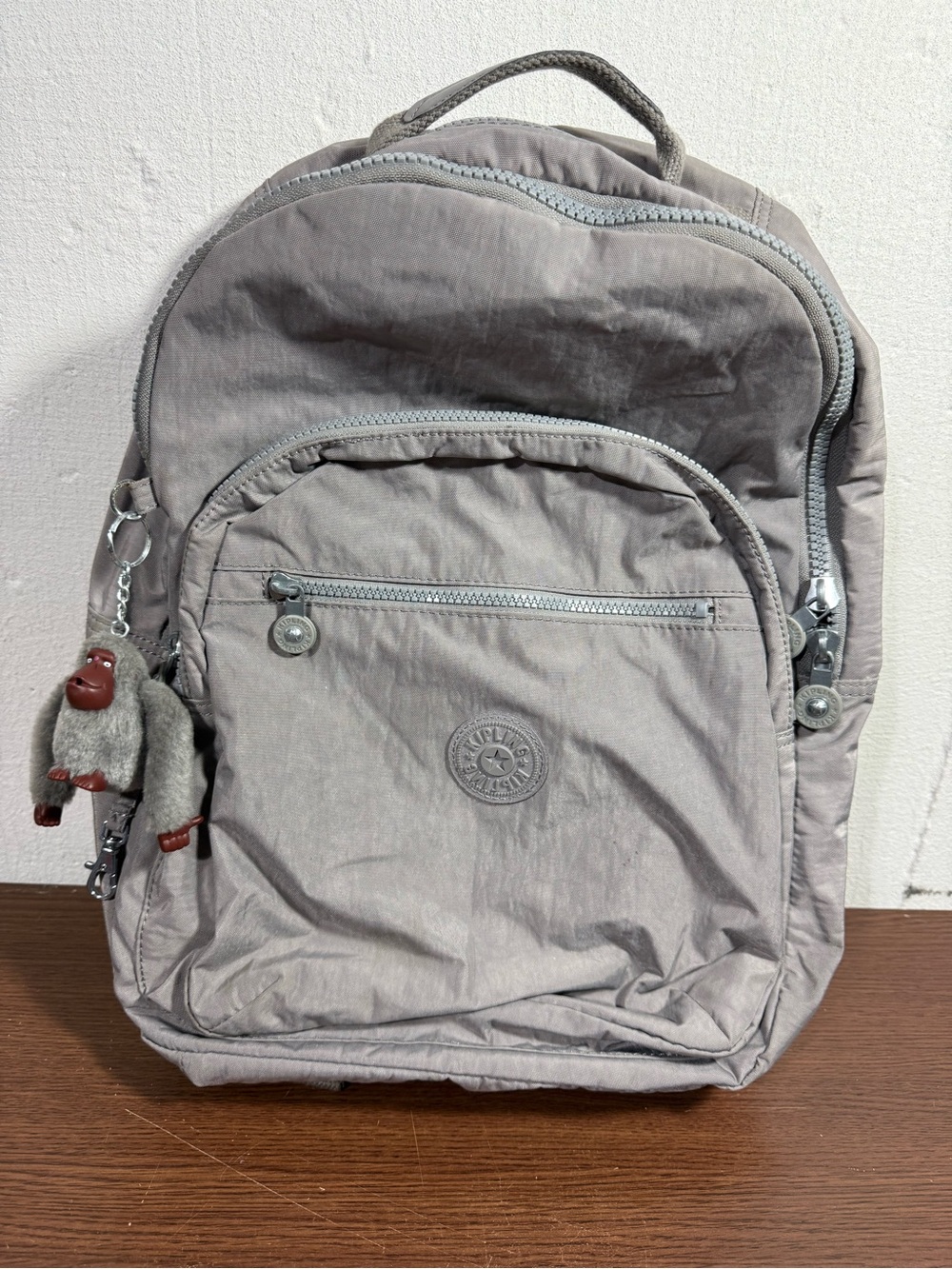 Kipling Seoul Large Grey Laptop Backpack